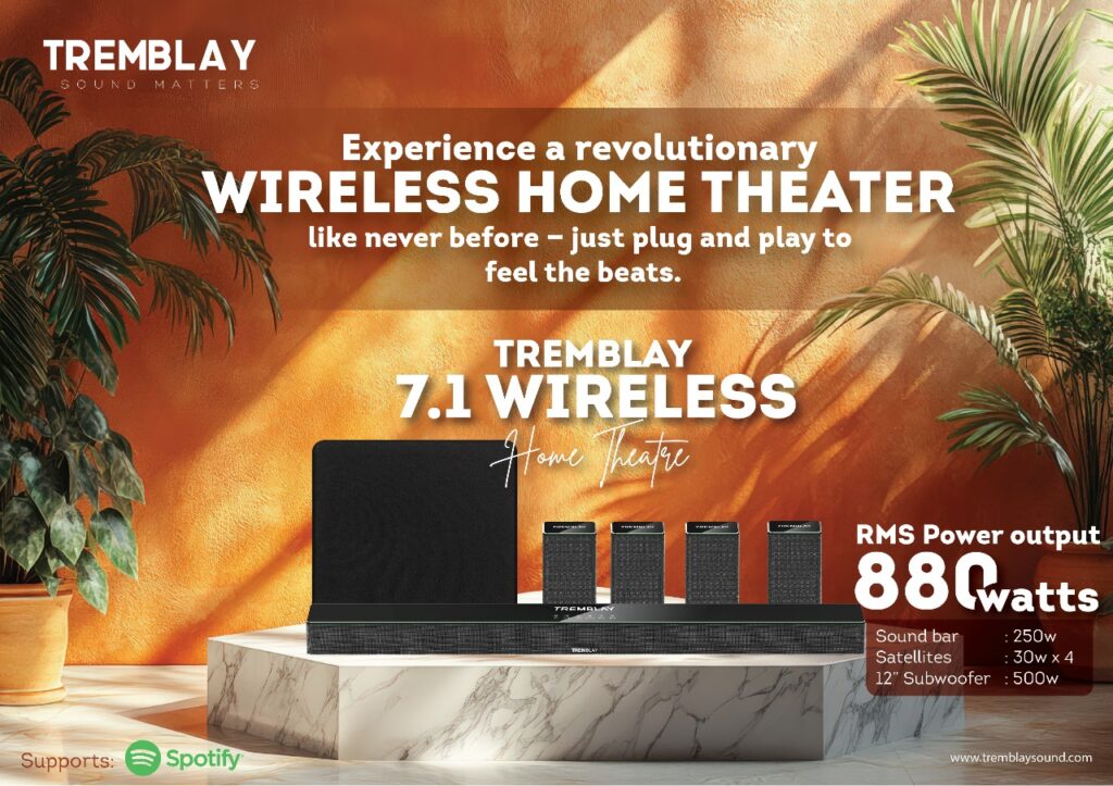 TREMBLAY 7.1 WIRELESS Home Theater