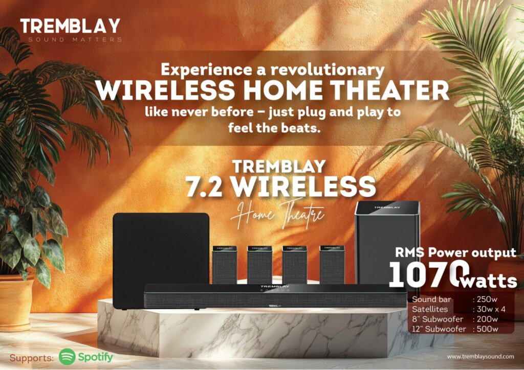 TREMBLAY 7.2 WIRELESS Home Theater