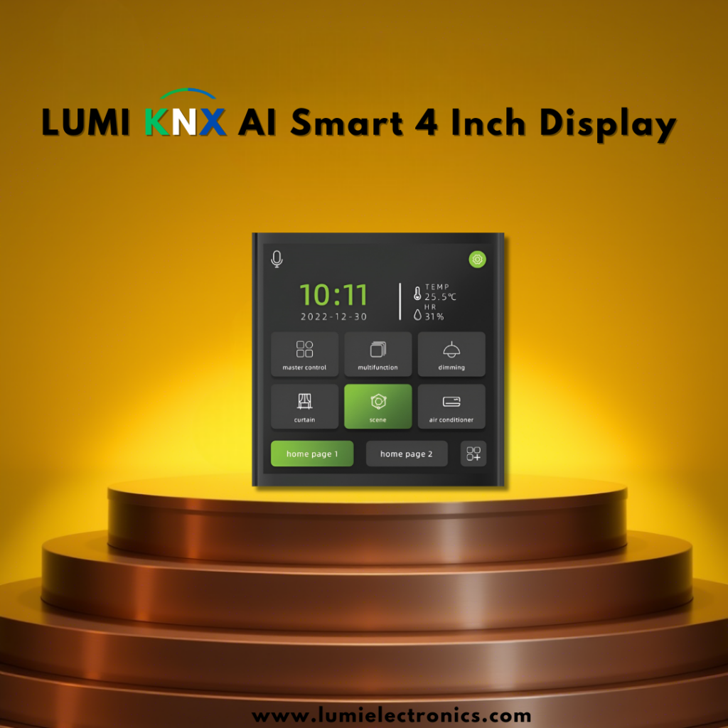 LUMI KNX AI Smart 4-Inch Display