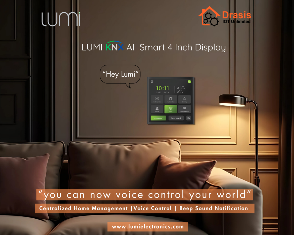 LUMI KNX AI Smart 4-Inch Display