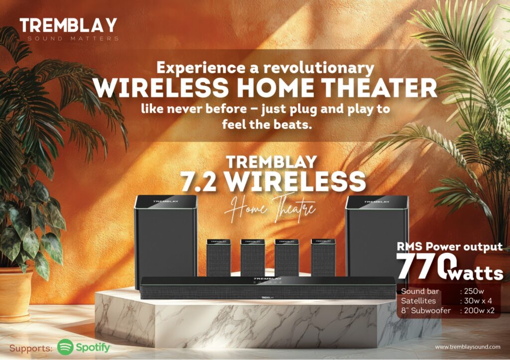 Tremblay 7.2 Wireless Home Theater